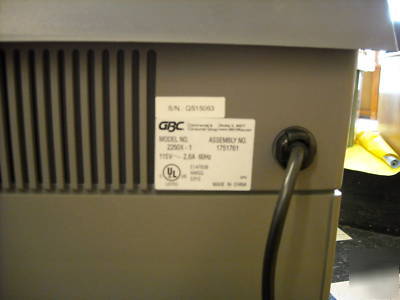 Gbc 2250X -1 cross-cut office shredder