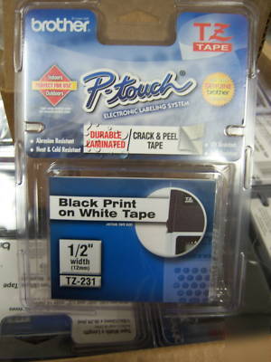 New 12 brother TZ231 p-touch label tape ptouch tz-231