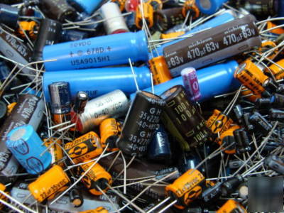 New 5POUND mix aluminum electrolytics capacitors radial