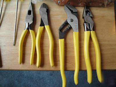 New ideal electrician 10 pc. tool set kit pouch brand 