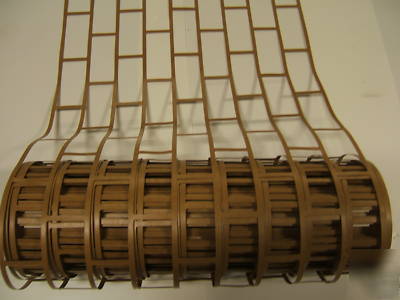Stencils for decorative concrete runningbond pattern