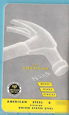 1949 catalog - united states steel american nails