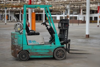 1990 mitsubishi 4000# forklift, fork lift truck, hilo