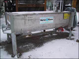 28 cu ft marion paddle mixer, s/s, 3 hp 