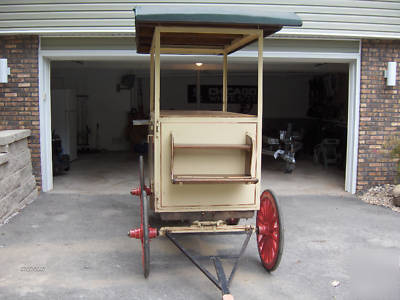 Awesome amish made concession wagon