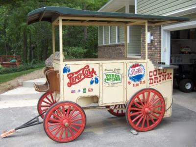 Awesome amish made concession wagon
