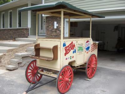 Awesome amish made concession wagon