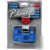 Brother intl. p-touch tz tape cartridge white on black