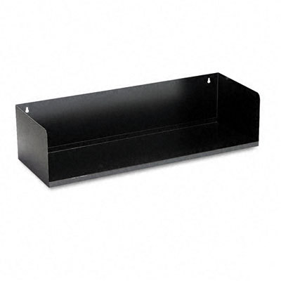 Buddy products one-tier book rack, steel black