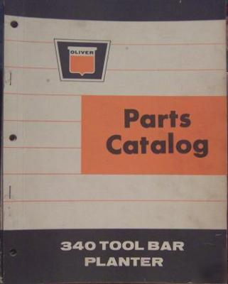 Oliver 340 toolbar planters parts manual - original 