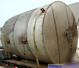 Used- tank, approximate 6950 gallon, 304 stainless stee