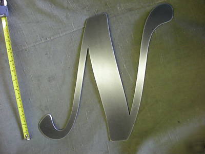 12 inch metal sign letters. 14 ga steel. any font