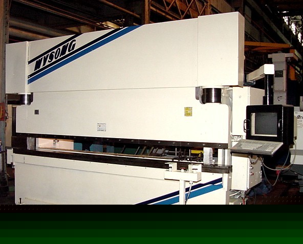 175 ton x 12' wysong hydraulic press brake w/3 axis cnc