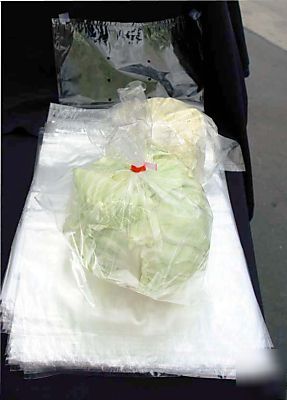 1800 11X14 clear pp produce vegetable bags w/ 8 holes