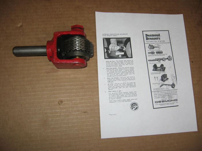 Abrasive disc dresser tool desmond bb-1