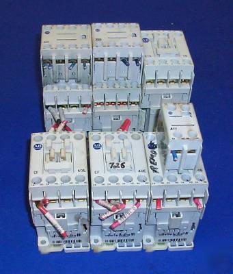 Allen bradley 100-C16Z*10 contactor & more lot of 6