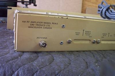 Dav tronics rfa-5 am rf amplifier @ 1010KHZ