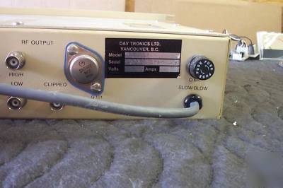 Dav tronics rfa-5 am rf amplifier @ 1010KHZ