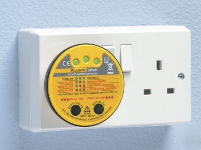 Fluke SM300 mains socket master safety rcd earth tester