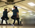 Gigantic gym mirrors