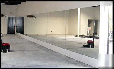 Gigantic gym mirrors