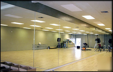 Gigantic gym mirrors