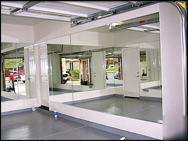 Gigantic gym mirrors