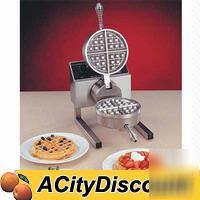 Nemco belgian waffle baker iron removable aluminum grid