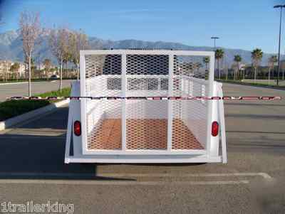 New 2010 job pro landscape contractor atv utv trailer