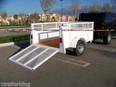 New 2010 job pro landscape contractor atv utv trailer