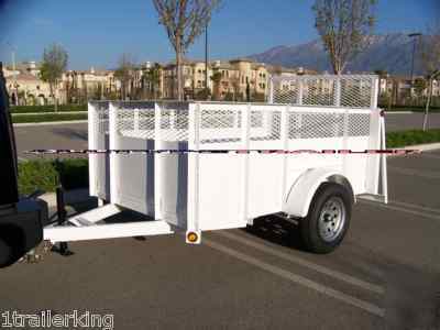 New 2010 job pro landscape contractor atv utv trailer