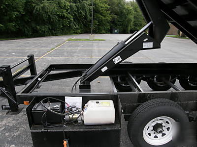 New 8' x 16' x 2' dump trailer drop sides 21 k 10 ton