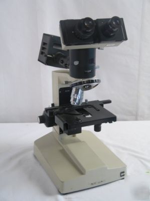 Olympus bhm binocular head phase contrast microscope
