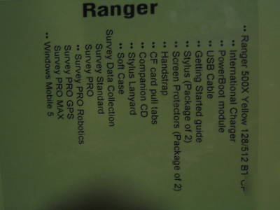 Ranger tds 500X 