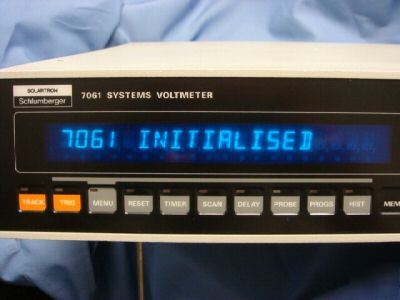 Solartron schlumberger 7061 system voltmeter multimeter
