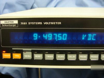 Solartron schlumberger 7061 system voltmeter multimeter