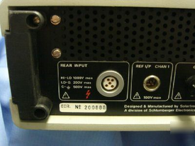 Solartron schlumberger 7061 system voltmeter multimeter