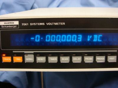 Solartron schlumberger 7061 system voltmeter multimeter