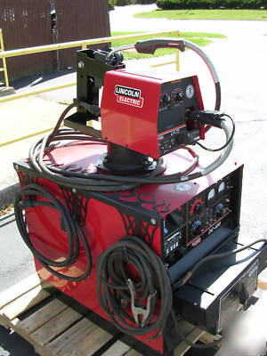 Used lincoln dc-400 multi-process switch welder