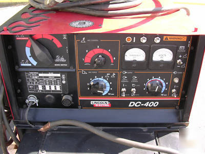 Used lincoln dc-400 multi-process switch welder