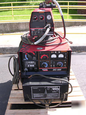 Used lincoln dc-400 multi-process switch welder