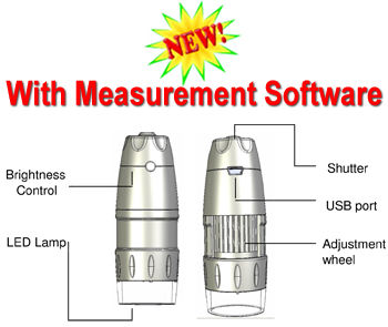 Usb digital handheld microscope (10X-300X)