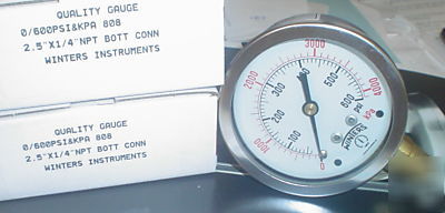0-600PSI liquid filled 2.5