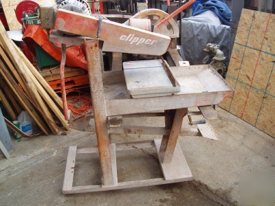 Block and brick saw 3 h.p. elec. single phase 