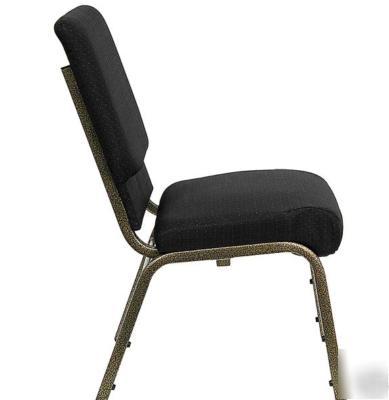 Church chairs fabric w/ metal frame any color stackable