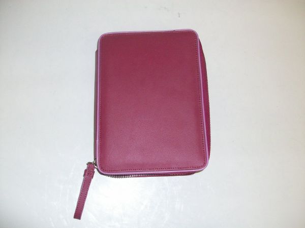 Franklin covey mini jodi ultra 3/4 binder rasberry