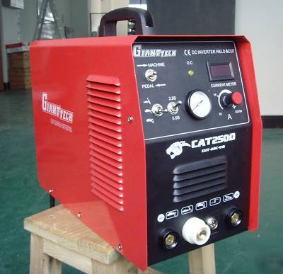 Gianttech 3-in-1 50AMP plasma cutter 200 tig arc welder