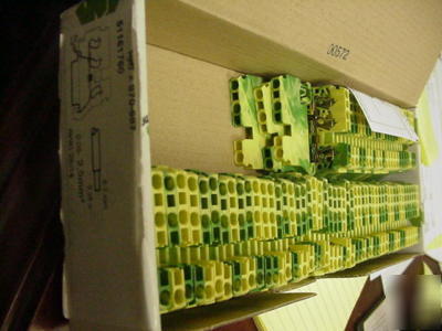 New 76PCS wago 870-687 earth terminal block s 51161760