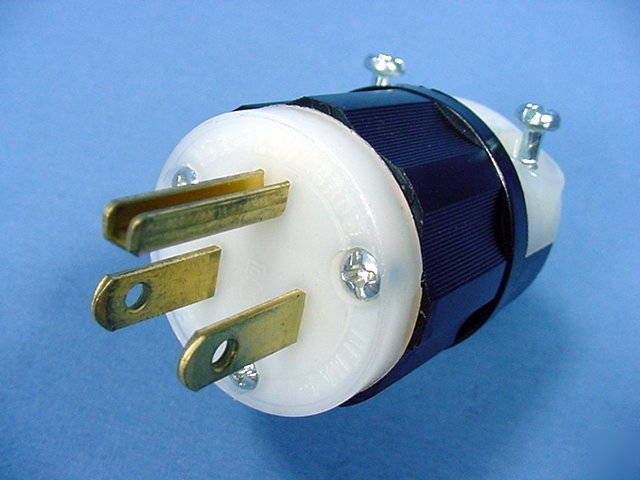 New leviton industrial plug nema 5-15 15 amp 125V