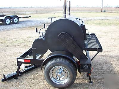 New rotisserie bbq smoker grill / trailer competition 